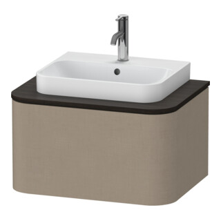 Duravit Meuble sous lavabo Happy D.2 Plus 35,4x65 cm, 1 tiroir, lin