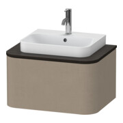 Duravit Meuble sous lavabo Happy D.2 Plus 35,4x65 cm, 1 tiroir, lin