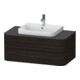 Duravit Meuble sous lavabo Happy D.2 Plus 40,8x100 cm, 2 tiroirs, noyer brossé-1