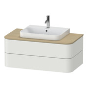 Duravit Meuble sous lavabo Happy D.2 Plus 40,8x100cm, 2 tiroirs, chêne nordique mat-1