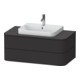 Duravit Meuble sous-lavabo Happy D.2 Plus 40,8x100x55 cm, 2 tiroirs, graphite super mat-1