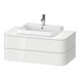 Duravit Meuble sous-lavabo Happy D.2 Plus 40,8x100x55 cm, 2 tiroirs, graphite super mat