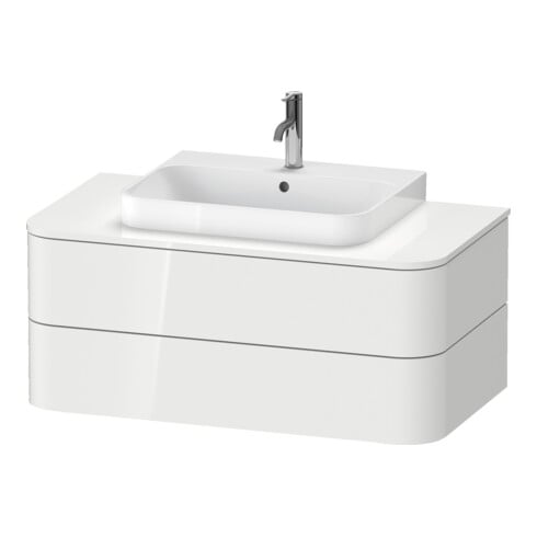 Duravit Meuble sous-lavabo Happy D.2 Plus 40,8x100x55 cm, 2 tiroirs, gris pierre mat