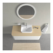 Duravit Meuble sous lavabo Happy D.2 Plus 40,8x130x55 cm, 2 tiroirs, blanc nord s-mat-4