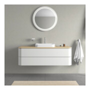 Duravit Meuble sous lavabo Happy D.2 Plus 40,8x130x55 cm, 2 tiroirs, blanc nord s-mat-5