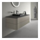 Duravit Meuble sous lavabo Happy D.2 Plus 40,8x130x55 cm, 2 tiroirs, gris pierre mat