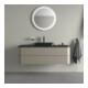 Duravit Meuble sous lavabo Happy D.2 Plus 40,8x130x55 cm, 2 tiroirs, gris pierre mat