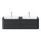 Duravit Meuble sous lavabo Happy D.2 Plus 40,8x160 cm, 4 tiroirs, BP b, graphite mat