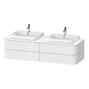 Duravit Meuble sous lavabo Happy D.2 Plus 40,8x160 cm, 4 tiroirs, noyer struct.-2