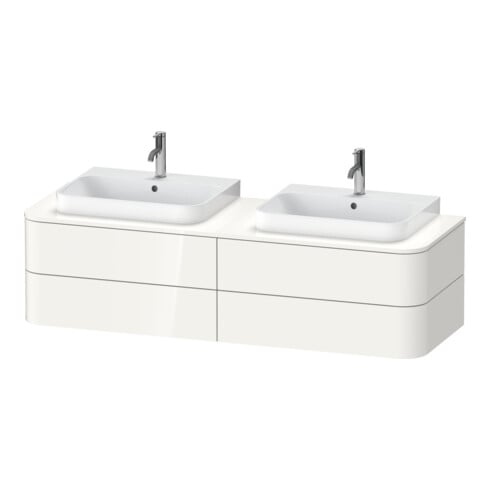 Duravit Meuble sous lavabo Happy D.2 Plus 40,8x160cm, 4 tiroirs, BP b, lin