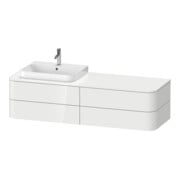 Duravit Meuble sous lavabo Happy D.2 Plus 40,8x160cm, 4 tiroirs, BP r, st-g s-mat-2