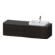 Duravit Meuble sous lavabo Happy D.2 Plus 40,8x160cm, 4 tiroirs, noyer brossé-1