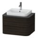 Duravit Meuble sous lavabo Happy D.2 Plus 40,8x65 cm, 2 tiroirs, noyer brossé-1