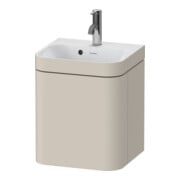 Duravit Meuble sous lavabo Happy D.2 Plus 40x36 cm, 1 porte, connexion à droite, avec poignée, taupe mat