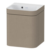 Duravit Meuble sous-lavabo Happy D.2 Plus 40x36 cm, 1 porte, raccord à droite, sans siphon, lin-1
