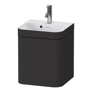 Duravit Meuble sous-lavabo Happy D.2 Plus 40x36 cm, 1 tiroir, à droite, avec HL, graphite mat