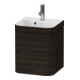 Duravit Meuble sous-lavabo Happy D.2 Plus 40x36 cm, 1 tiroir, à droite, noyer satiné-1
