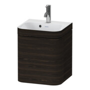 Duravit Meuble sous-lavabo Happy D.2 Plus 40x36 cm, 1 tiroir, à droite, noyer satiné-1