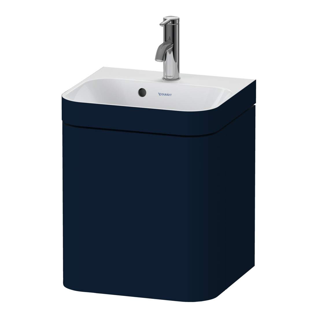 Duravit Meuble sous-lavabo Happy D.2 Plus 40x36 cm, 1 tiroir, à gauche, avec trou robinet, bleu mat