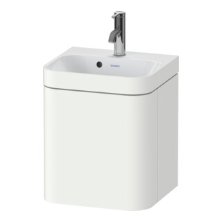 Duravit Meuble sous-lavabo Happy D.2 Plus 40x36cm, 1 porte, gauche, avec HL, blanc mat