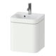 Duravit Meuble sous-lavabo Happy D.2 Plus 40x36cm, 1 porte, gauche, avec HL, blanc mat-1
