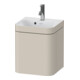 Duravit Meuble sous-lavabo Happy D.2 Plus 40x36cm, 1 porte, raccord gauche, avec HL, taupe mat-1