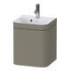Duravit Meuble sous-lavabo Happy D.2 Plus 40x36cm, 1 tiroir, à gauche, avec HL, gris mat-1