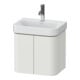 Duravit Meuble sous lavabo Happy D.2 Plus 47,5x35x41,5 cm, 2 portes, blanc mat nordique-1