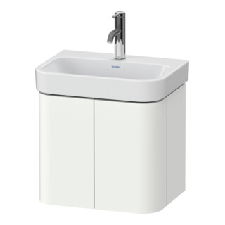 Duravit Meuble sous-lavabo Happy D.2 Plus 47,5x35x41,5 cm, 2 portes, blanc supermat