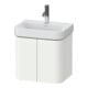 Duravit Meuble sous-lavabo Happy D.2 Plus 47,5x35x41,5 cm, 2 portes, blanc supermat-1