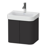 Duravit Meuble sous-lavabo Happy D.2 Plus 47,5x35x41,5 cm, 2 portes, graphite supermat-1