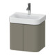 Duravit Meuble sous-lavabo Happy D.2 Plus 47,5x35x41,5 cm, 2 portes, gris pierre mat-1