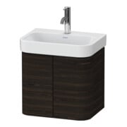 Duravit Meuble sous lavabo Happy D.2 Plus 47,5x35x41,5 cm, 2 portes, noyer brossé-1