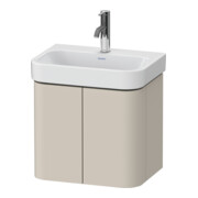 Duravit Meuble sous-lavabo Happy D.2 Plus 47,5x35x41,5 cm, 2 portes, taupe supermat