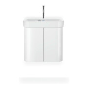 Duravit Meuble sous-lavabo Happy D.2 Plus 47,5x35x41,5cm, 2 portes, blanc brillant