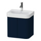 Duravit Meuble sous-lavabo Happy D.2 Plus 47,5x35x41,5cm, 2 portes, bleu satin-1