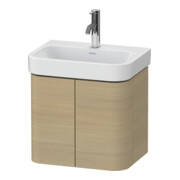 Duravit Meuble sous lavabo Happy D.2 Plus 47,5x35x41,5cm, 2 portes, chêne méditerranéen-1