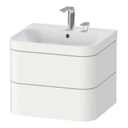Duravit Meuble sous-lavabo Happy D.2 Plus 57,5x49 cm, 2 HL, blanc mat, 2 tiroirs
