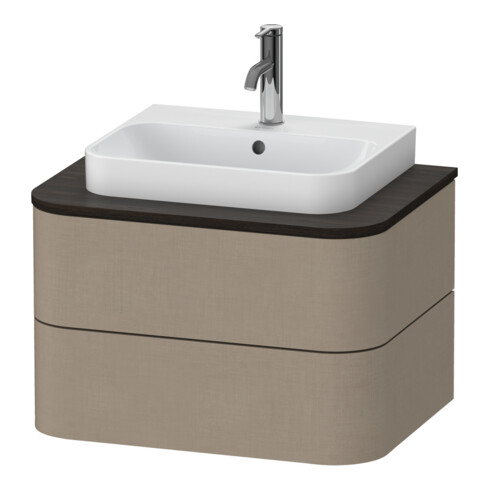 Duravit Meuble sous-lavabo Happy D.2 Plus 65x48 cm, f Kons, 2 tiroirs, lin