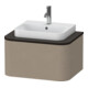 Duravit Meuble sous-lavabo Happy D.2 Plus 65x48 cm, pour console, 1 tiroir, lin-1