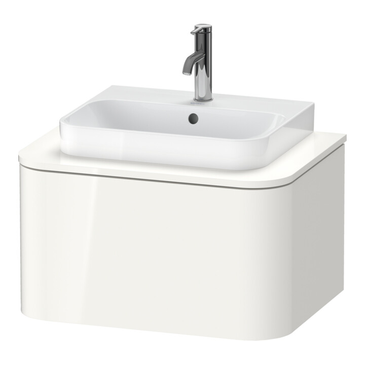 Duravit Meuble sous-lavabo Happy D.2 Plus 65x48 cm, pour console, 1 tiroir, lin