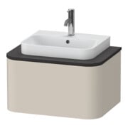 Duravit Meuble sous-lavabo Happy D.2 Plus 65x48cm, 1 tiroir, Tau supermat