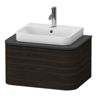 Duravit Meuble sous lavabo Happy D.2 Plus 65x48cm, chêne noisette, 1 tiroir
