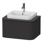 Duravit Meuble sous-lavabo Happy D.2 Plus 65x48cm, f Kons, 1 tiroir, graphite mat