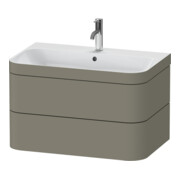 Duravit Meuble sous lavabo Happy D.2 Plus 77,5x49 cm, 1 tiroir, st-g s-mat, 2 tiroirs-1