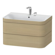 Duravit Meuble sous-lavabo Happy D.2 Plus 77,5x49 cm, 2 HL, œuf médit., 2 tiroirs-1