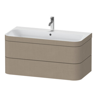 Duravit Meuble sous-lavabo Happy D.2 Plus 97,5x49 cm, 1 HL, lin, 2 tiroirs