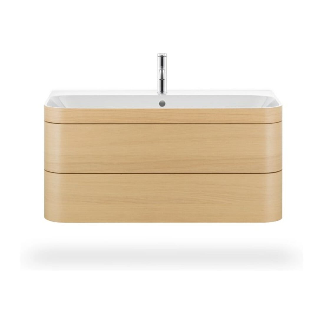 Duravit Meuble sous-lavabo Happy D.2 Plus 97,5x49 cm, 2 portes, Medit. Oeuf, 2 tiroirs