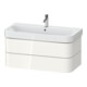 Duravit Meuble sous-lavabo Happy D.2 Plus 97,5x49 cm, blanc brillant, 2 tiroirs-1