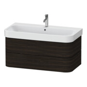 Duravit Meuble sous-lavabo Happy D.2 Plus 97,5x49 cm, noyer, 2 tiroirs